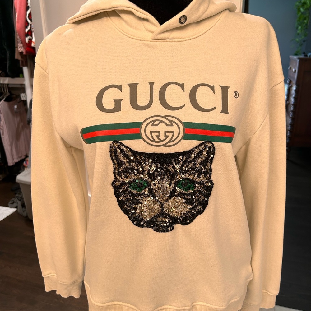 Sequin Cat Hoodie